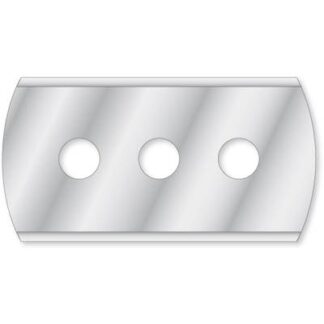 3-hole spare blade for household scraper, 43 x 23 mm 023905