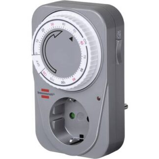 Brennenstuhl 1506590 Timer/power strip analogue 24h mode 1 , 120 min 3680 W IP20