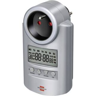 Brennenstuhl 1507501 Timer/power strip digital 7 day mode 3680 W IP20 Count-down mode, RND mode