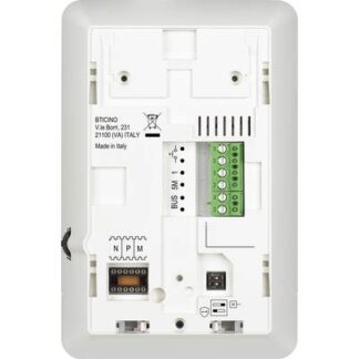 Bticino CLASSE100 A16E Indoor audio interface Two-wire Indoor panel White