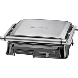 Clatronic KG3571 Electric Grill press Stainless steel, Black
