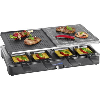 Clatronic RG 3518 Raclette 8 pannikins Black