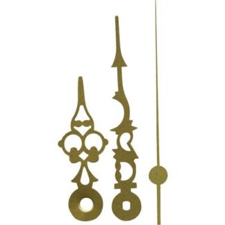 Clockhand set Polished/Antique Aluminium Brass Slot