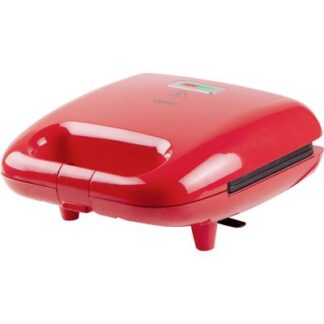 DOMO Snack Party 5in1 Sandwich toaster Cool touch housing, Non-stick coating Red