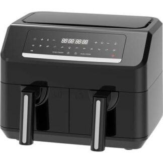 EMERIO AF-130376.1 Twin deep fryer 7.2 l 2400 W Timer function Black