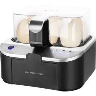 EMERIO EB-123177.12 Egg boiler BPA-free Black, Stainless steel