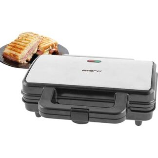EMERIO ST-109562 Sandwich toaster Stainless steel, Black