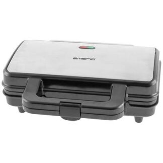 EMERIO ST-125833 Sandwich maker Stainless steel, Black