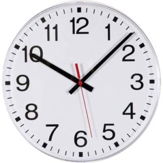 EUROTIME 55000 Radio Wall clock 300 mm White