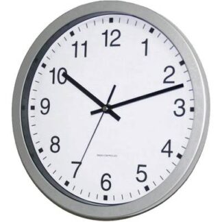 EUROTIME 56831-07 Radio Wall clock 30 cm x 4.3 cm Silver