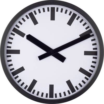 EUROTIME 59540-05 Radio Radio clock 35 cm x 35 mm x 5 cm Black (matt)