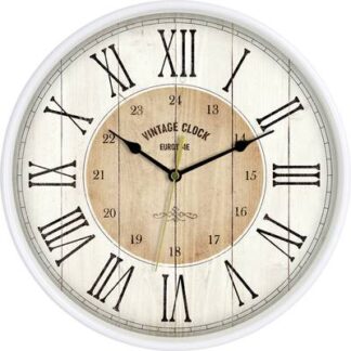 EUROTIME 81748-07 Quartz Wall clock 30.5 cm White