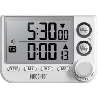 Eurochron EDT 8002 Timer White Digital
