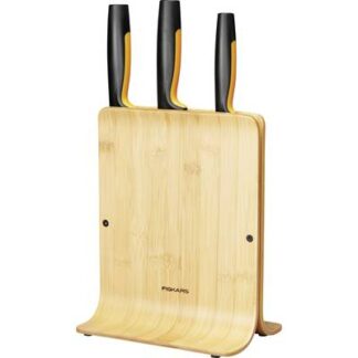 Fiskars 1057553 Functional form knife block with 3 knives, bamboo