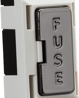 KnightsBridge 13A fused module - black nickel