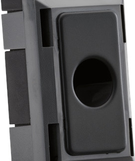 KnightsBridge Flex outlet module (up to 10mm) - anthracite