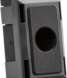 KnightsBridge Flex outlet module (up to 10mm) - smoked bronze