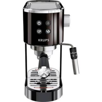 Krups EspressoVirtuoso+ XP444G Espresso machine with sump filter holder Black incl. frother nozzle