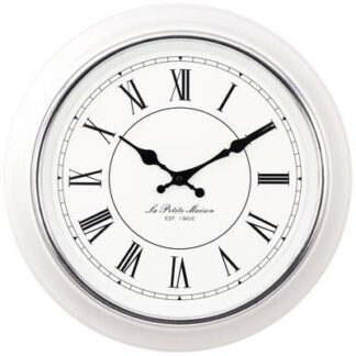 Mebus 19233 Quartz Wall clock 40 cm x 5 cm White