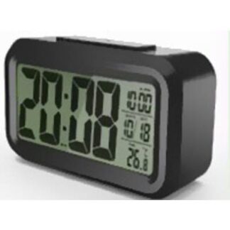 Mebus 42435 Quartz Alarm clock Black Large display