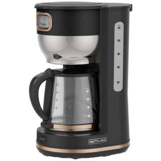 Muse MS-220 BC Coffee maker Black Cup volume=10 Glass jug, Plate warmer