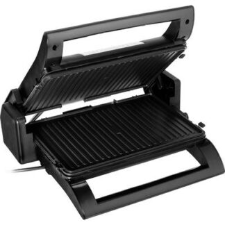 NOVA 02.110502.01.002 Electric Electric grill Indicator light, hinged, Non-stick coating, corded Black