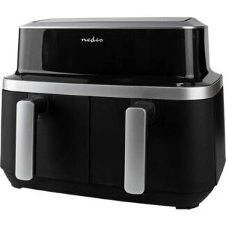 Nedis KAAF320BK Air fryer 8.4 l 2600 W Timer function, Overheat protection, BPA-free Black