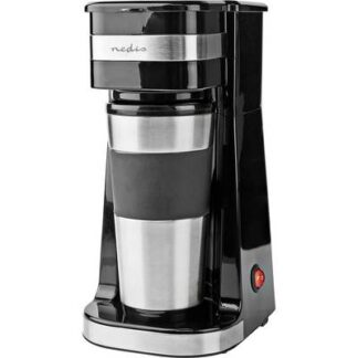 Nedis KACM300FBK Coffee maker Black, Silver