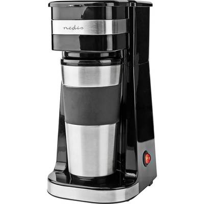 Nedis KACM300FBK Coffee maker Black, Silver
