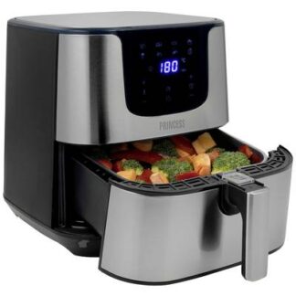 Princess 01.182060.01.001 Air fryer 1700 W Non-stick coating, Timer function, Overheat protection, with display Black/silver