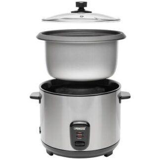 Princess 01.271950.01.001 Rice cooker Stainless steel, Black