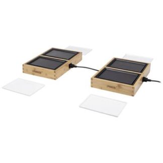 Princess 104040 Electric Table grill Black, Bamboo