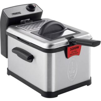 Princess Superior Cold zone fryer 3 l 3200 W with manual temperature settings Stainless steel, Black