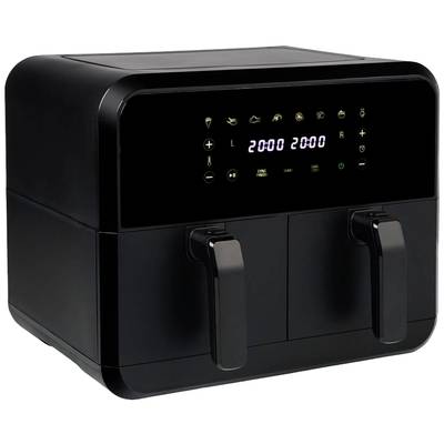 Princess Twin deep fryer 8 l 2400 W with display Black