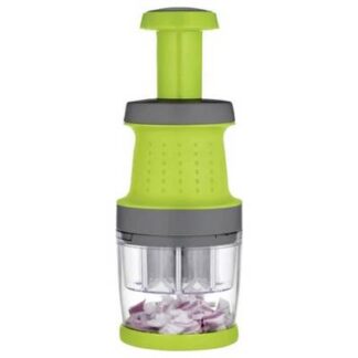Qdesign 190-032 Manual vegetable cutter, green / gray