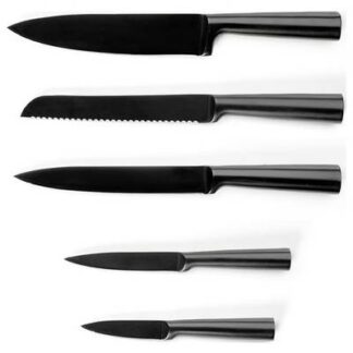 Qdesign 190-064 5-piece blade set made from high quality stainless steel black