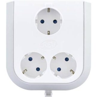 REV 0020330112-EF 3x Socket splitter White