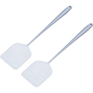 Renkforce RF-IC-300 RF-6684352 Fly swatter (W x H x D) 11.4 x 50 x 1.3 cm Light blue 2 pc(s)