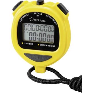 Renkforce RF-SW-120 Digital stopwatch Black