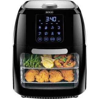 SOGO Human Technology 1800 Air fryer 1800 W Black