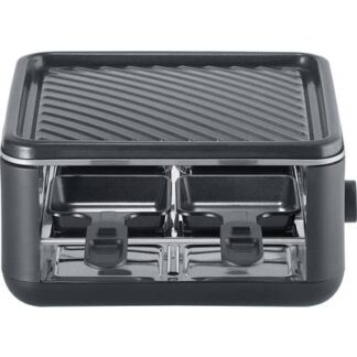 Severin 2360 Raclette Non-stick coating, 4 pannikins, Grill function, Indicator light Black