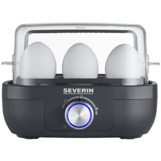 Severin EK 3166 Egg boiler BPA-free, with graduated beaker, with egg piercer Black-silver