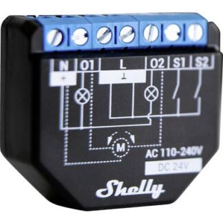 Shelly Shelly Plus 2PM Actuator Wi-Fi, Bluetooth