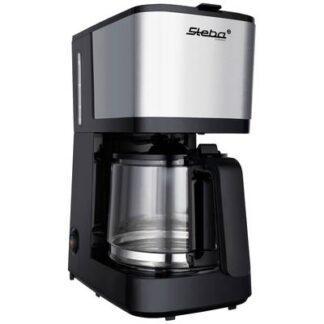 Steba KM F2 Coffee maker Silver, Black Cup volume=10 Glass jug