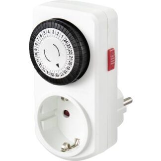 Sygonix SY-5042668 Timer/power strip analogue 24h mode 3680 W IP20 24/7 operation