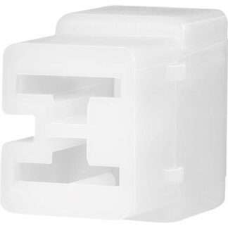 TE Connectivity Socket housing cable FASTIN-FASTON Total number of pins 2 Contact spacing: 6.35 mm 180923 1 pc(s)