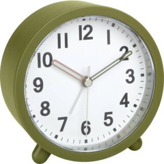 TFA Dostmann 60.1043.04 Quartz Alarm clock Olive, Green Alarm times 1 Noiseless movement