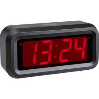 TFA Dostmann 60.2024.10 Quartz Alarm clock Anthracite Alarm times 1