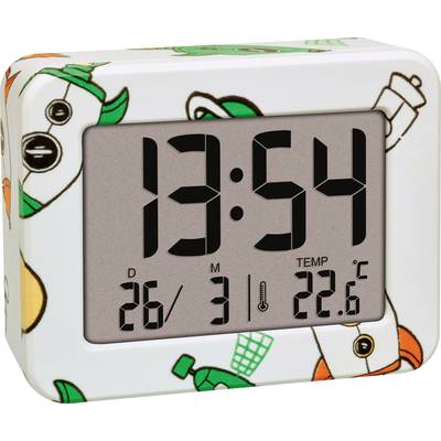 TFA Dostmann 60.2044.42 Quartz Alarm clock Multi-coloured Alarm times 1