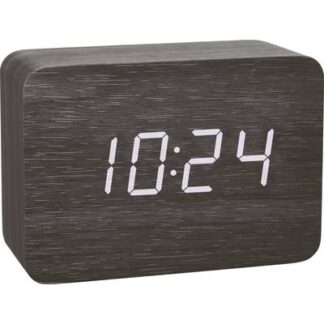 TFA Dostmann 60.2549.01 Radio Alarm clock Wood, Black Alarm times 1
